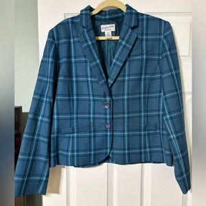 Vintage Pendleton 100% Wool Skirt Suit Size 16/18 Excellent Condition